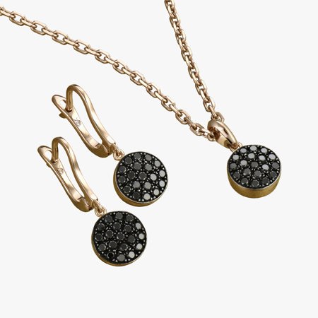 Black Mist Jewelry Half Set
